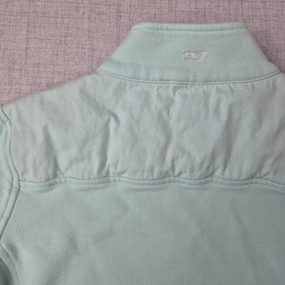 Vineyard Vines Women’s Mint Green Shep Shirt Quarter Zip Pullover Size M - Picture 8 of 12